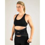 Nueva Clásica Faja lumbar con varillas y cintas ajustable negra - Imagen 2