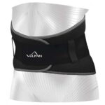 Nueva Clásica Faja lumbar con varillas y cintas ajustable negra